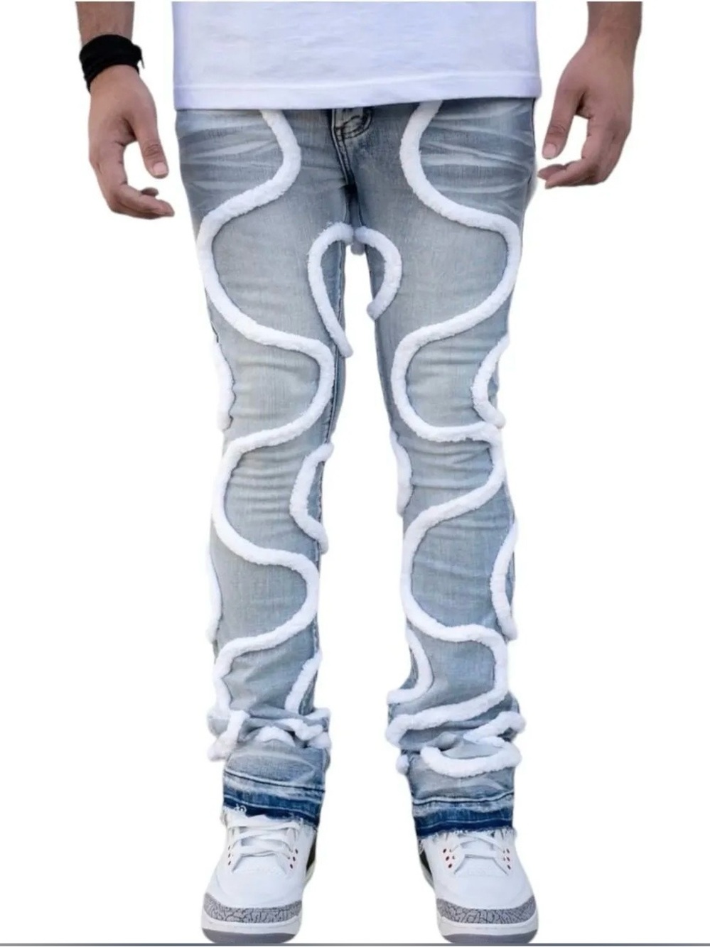 Reelistik: Corded Stacked Denim RST NWT 40